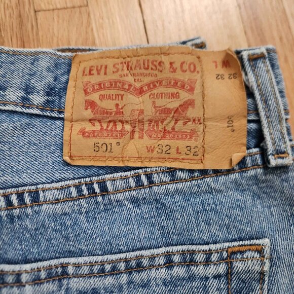Vintage Levi’s 501 Jeans – Men’s 34x34 – Button Fly – Classic Straight Leg - Picture 2 of 6